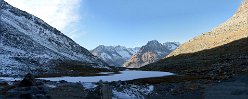 een blik richting de Marjelensee