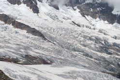 gletsjers bij Saas Fee