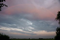 kleur door zonsondergang